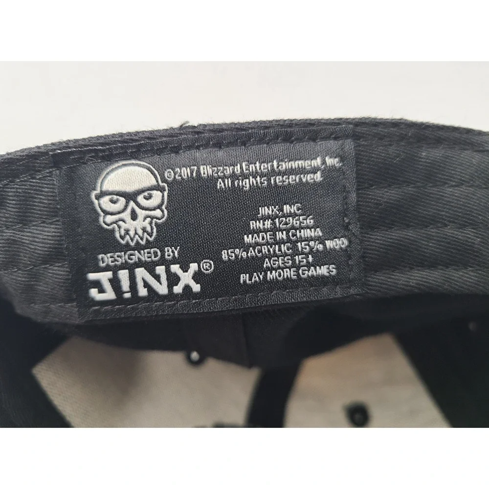 Overwatch Blizzard Entertainment Jinx Snapback Hat Cap Wool Blend‎ Video Games